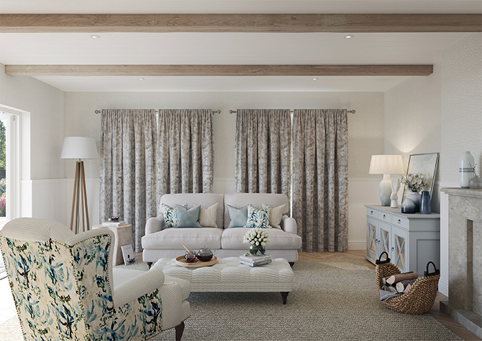 Crushed Velvet, Champagne - Made to Measure Curtains - Image 7